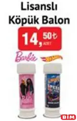 LİSANSLI KÖPÜK BALON LİSANSLI KÖPÜK BALON